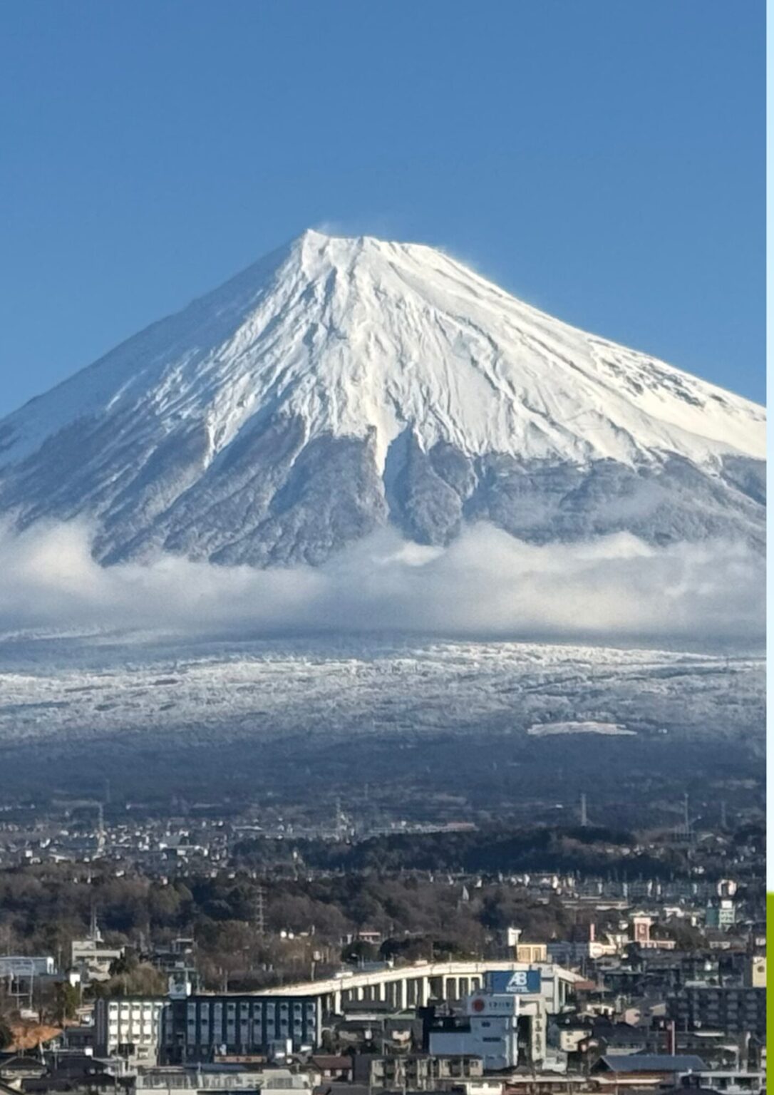 富士市からの富士山