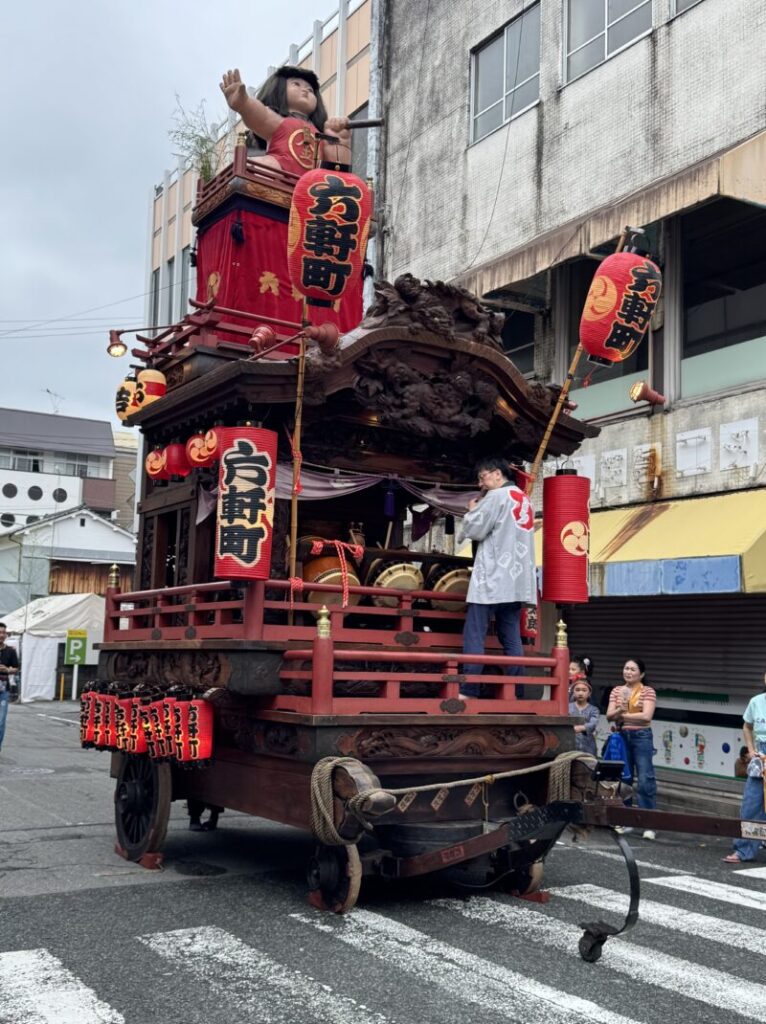 吉原祇園祭の山車の一つ